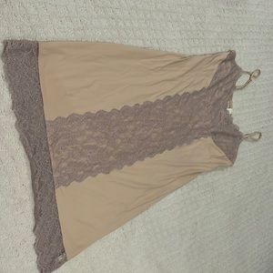Anthropologie lace nightgown and blush pink size small